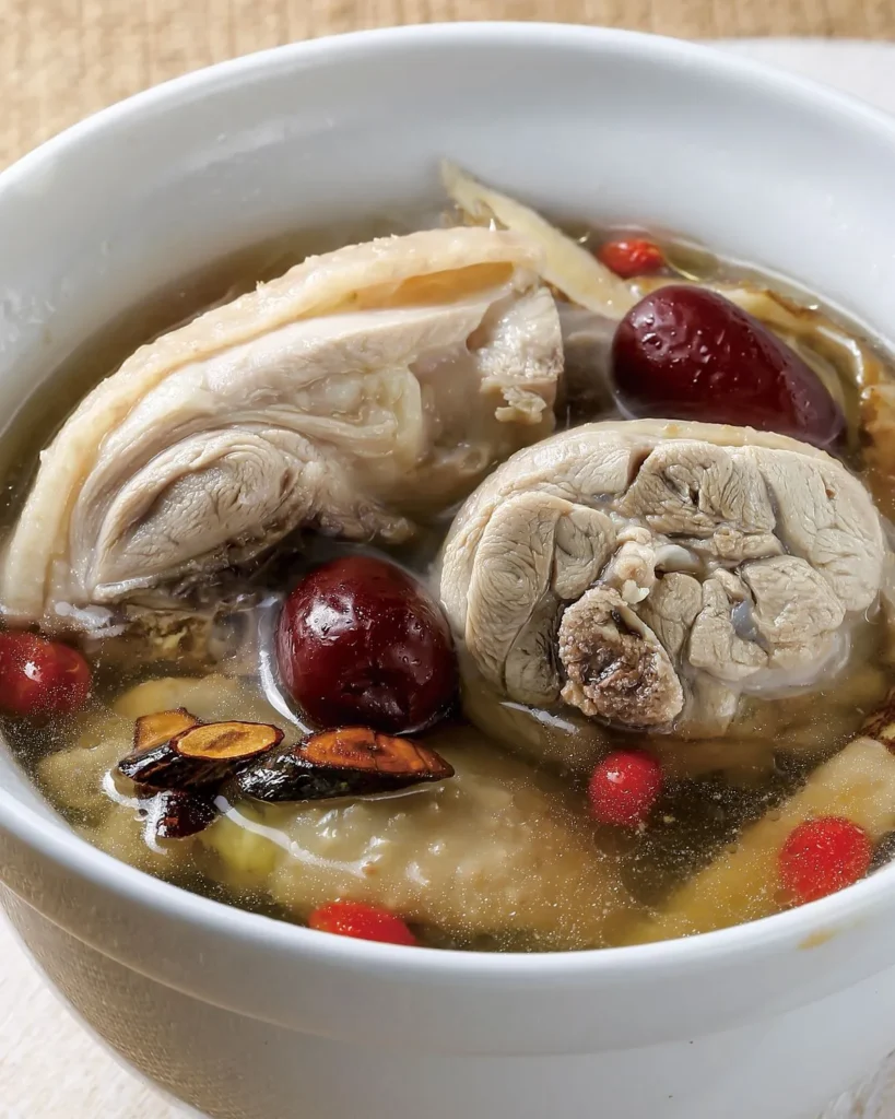 wine cooked chicken soup